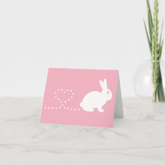 Pooping Hart Konijn Groeten Kaart