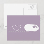Pooping Heart Guinee Briefkaart (Voorkant / Achterkant)
