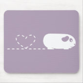 Pooping Heart Guinee Pig Mousemat Muismat (Voorkant)