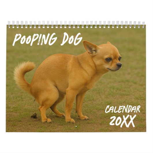 Pooping hondenkalender 2026 kalender (Hoes)