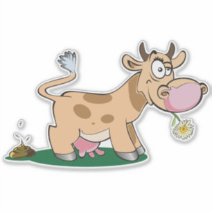 Pooping Koe Sticker