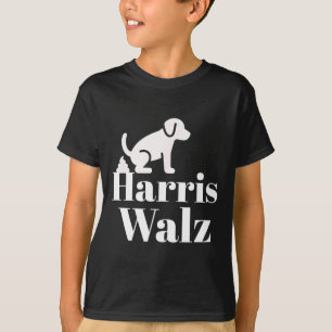 Pooping op Harris Wheimer Grappig Politiek T-shirt
