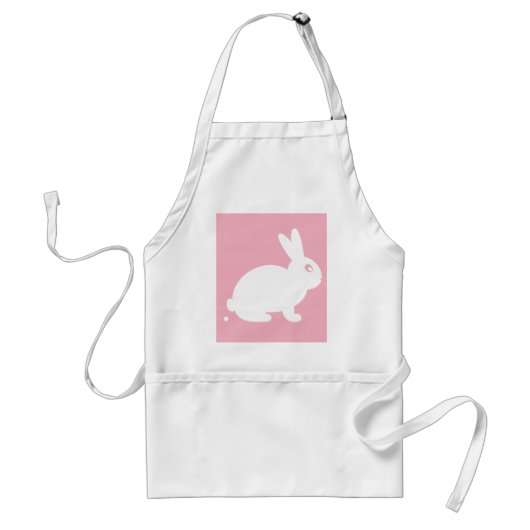 Pooping Rabbit Apron Standaard Schort (Voorkant)