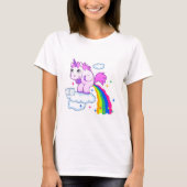 Pooping Unicorn T-shirt (Voorkant)
