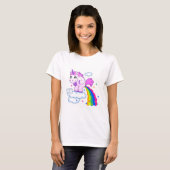 Pooping Unicorn T-shirt (Voorkant volledig)