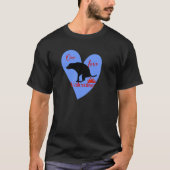Pooping valentine Dog T-shirt (Voorkant)