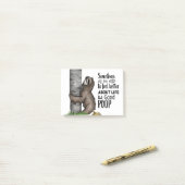 poopingssleuf post-it® notes (Op bureau)