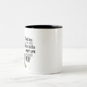 poopingssleuf tweekleurige koffiemok (Center)