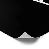 Poopiter Funny Planet Jupiter Pun Dark BG Poster (Hoek)