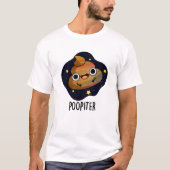 Poopiter Funny Planet Jupiter Pun T-shirt (Voorkant)