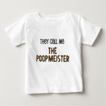 Poopmeister Funny Baby Shirten