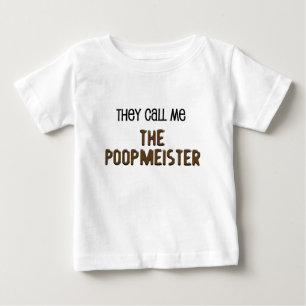 Poopmeister Funny Baby Shirten