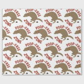 Poopvrije zone cadeaupapier (Vlak)