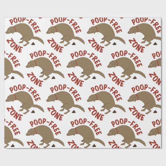 Poopvrije zone cadeaupapier (Vlak)