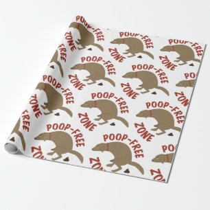 Poopvrije zone cadeaupapier