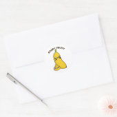 Poopy Fruny Fruit Banana Pun Ronde Sticker (Envelop)