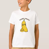 Poopy Fruny Fruit Banana Pun T-shirt (Voorkant)