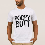 POOPY MATT FUNNY MANNEN T-SHIRS T-SHIRT (Voorkant)