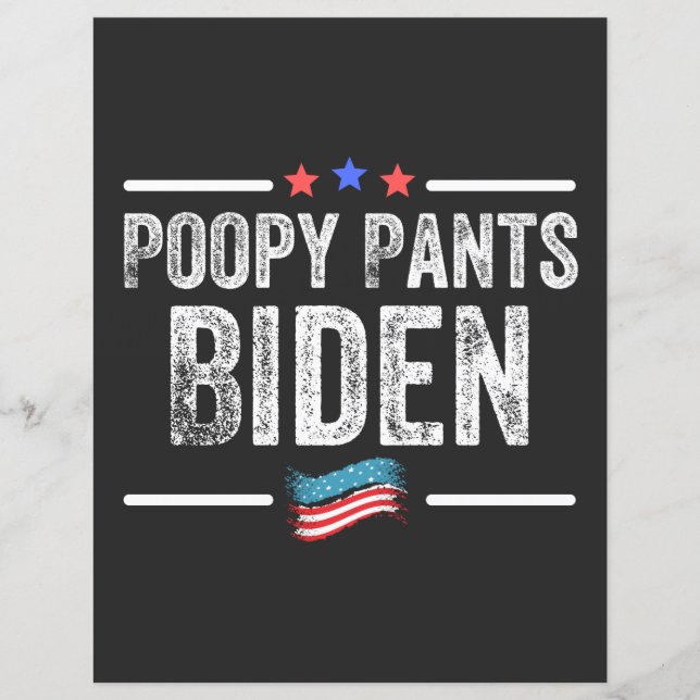 Poopy Pants Biden (Voorkant)