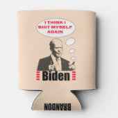 Poopy Pants Biden Blikjeskoeler (Achterkant)