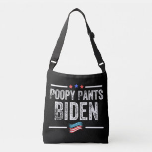 Poopy Pants Biden Crossbody Tas