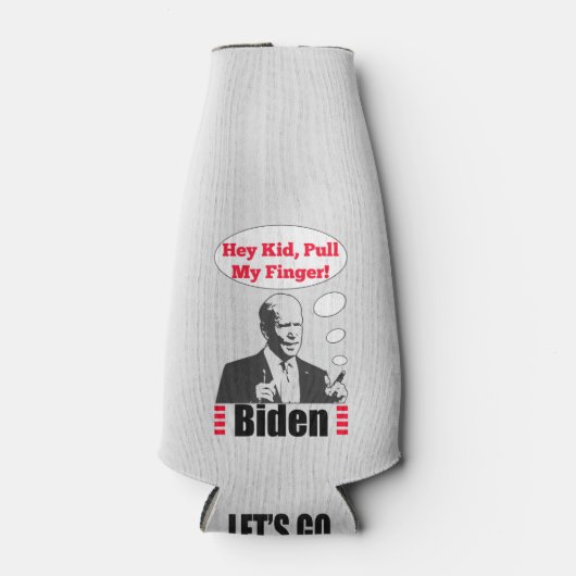 Poopy Pants Biden Flesjeskoeler (Voorkant)