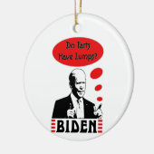 Poopy Pants Biden Keramisch Ornament (Links)