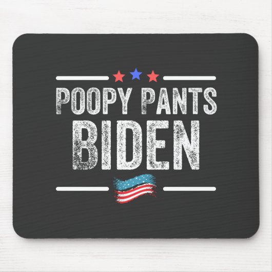 Poopy Pants Biden Muismat (Voorkant)