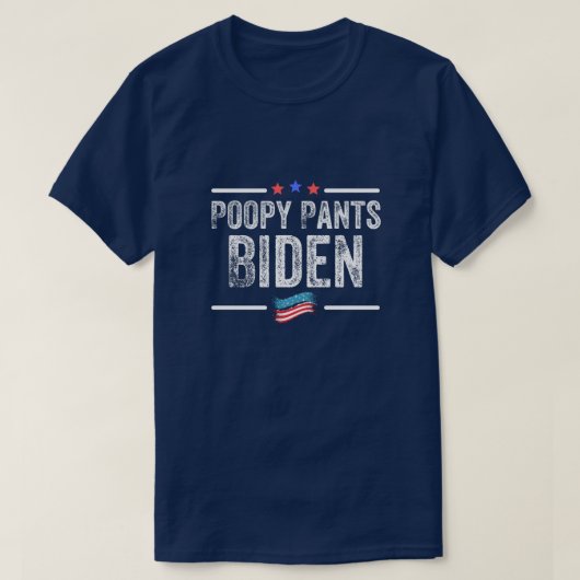 Poopy Pants Biden T-shirt (Design voorkant)