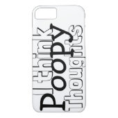 Poopy Thoughts bekijken Case-Mate iPhone Case (Achterkant)