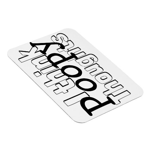 Poopy Thoughts bekijken Magneet (Rechterzijde)