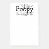 Poopy Thoughts bekijken Post-it® Notes (Voorkant)