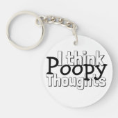 Poopy Thoughts bekijken Sleutelhanger (Voorkant)