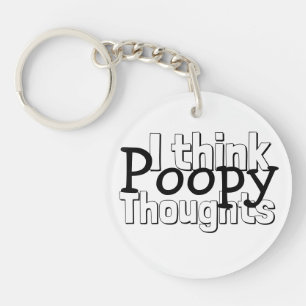 Poopy Thoughts bekijken Sleutelhanger