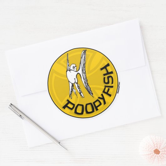 poopy venster sticker (Envelop)