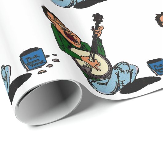 Poor Banjo Picker Cadeaupapier (Rol Hoek)