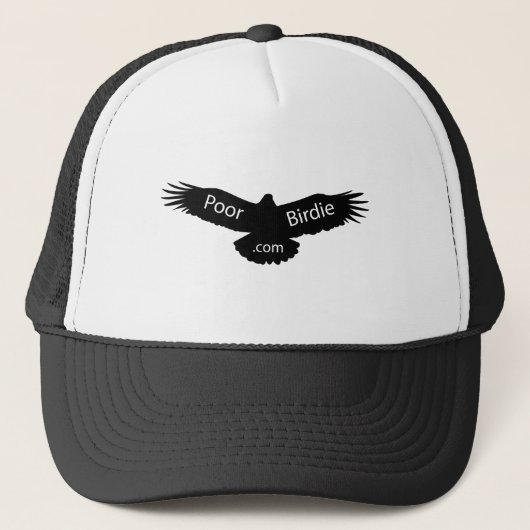 PoorBirdie Logo Trucker Pet (Voorkant)