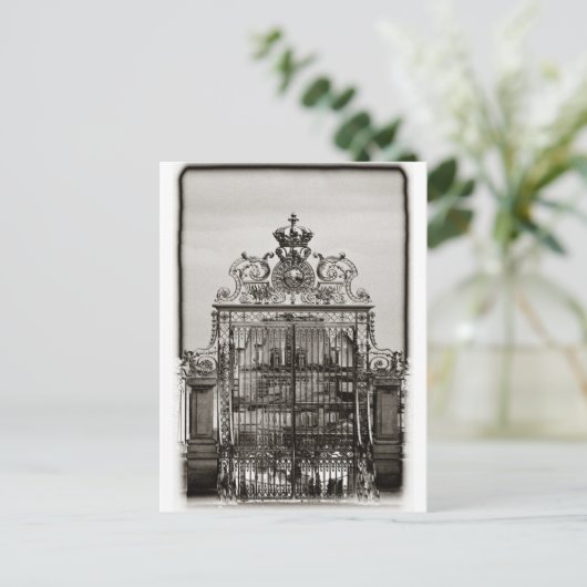  Poort, Château Versailles Briefkaart (Staand voorkant)