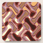 Poort en Peach harde Onderzetters (Voorkant)