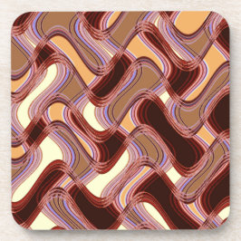 Poort en Peach harde Onderzetters