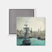 Poort in Calais door Manet,  impressionistische ku Magneet (Voorkant / Achterkant)