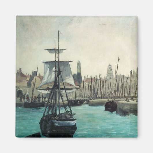 Poort in Calais door Manet,  impressionistische ku Magneet (Voorkant)