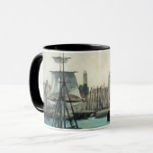 Poort in Calais door Manet, impressionistische ku Mok (Voorkant links)