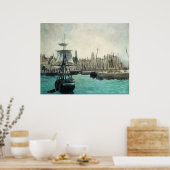 Poort in Calais door Manet,  impressionistische ku Poster (Keuken)