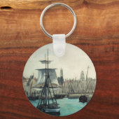 Poort in Calais door Manet,  impressionistische ku Sleutelhanger (Voorkant)