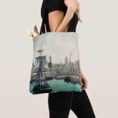 Poort in Calais door Manet, impressionistische ku Tote Bag (Dichtbij)