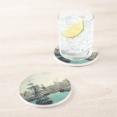 Poort in Calais door Manet,  impressionistische ku Zandsteen Onderzetter (Zijkant)