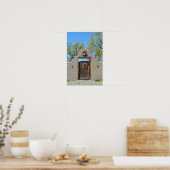Poort in een Adobe Muur, New Mexico Poster (Keuken)