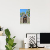Poort in een Adobe Muur, New Mexico Poster (Thuiskantoor)