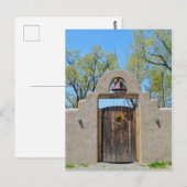 Poort in een Adobe Wall, New Mexico Briefkaart (Voorkant / Achterkant)